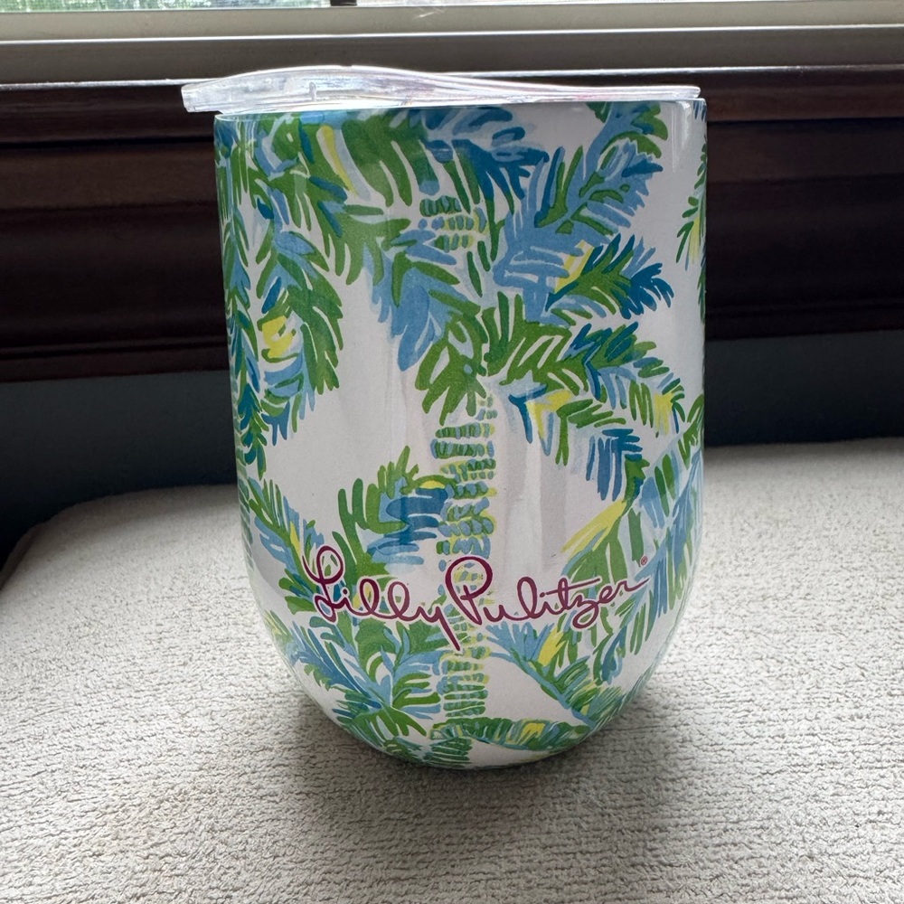 NWT Lilly Pulitzer Fresh Citrus Keep Palm Tumbler